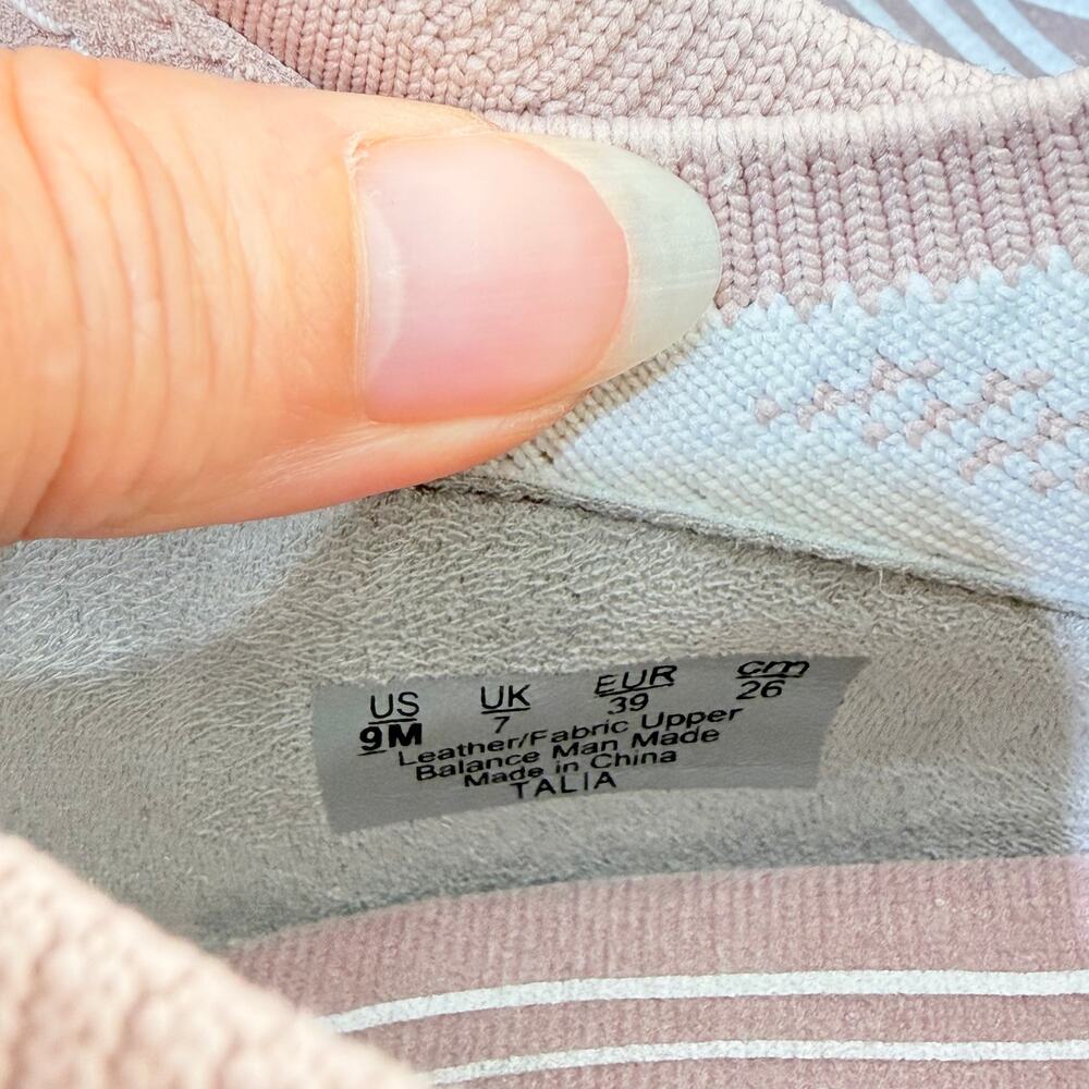 Ryka Womens Talia Slip On Casual Sneakers Stretch Knit Suede Dusty Pink Size 9 - Picture 10 of 10